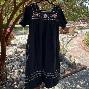 Cotton embroidery dress